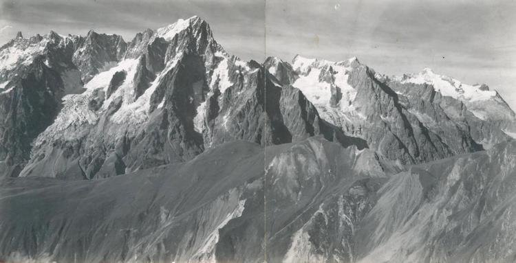 Mont La Saxe e Catena del Monte Bianco