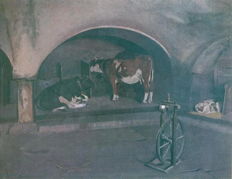 La stalla di Emile Rey - 1941 - 45x60