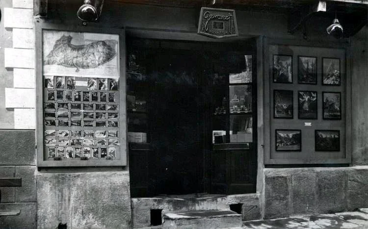 La prima sede della Bottega d'arte alpina