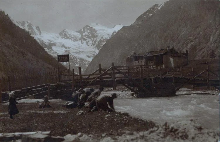 Lavandaie a Valnontey - 1927