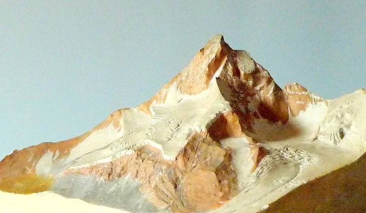 Plastico del Cervino, parete nord