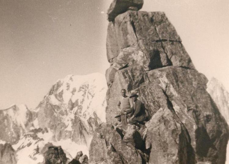 
Su un gendarme del Dente del Gigante