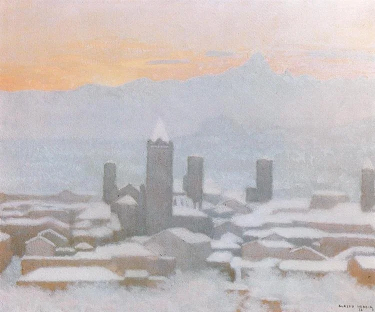 Tramonto ad Alba - 1972 - 50x60
