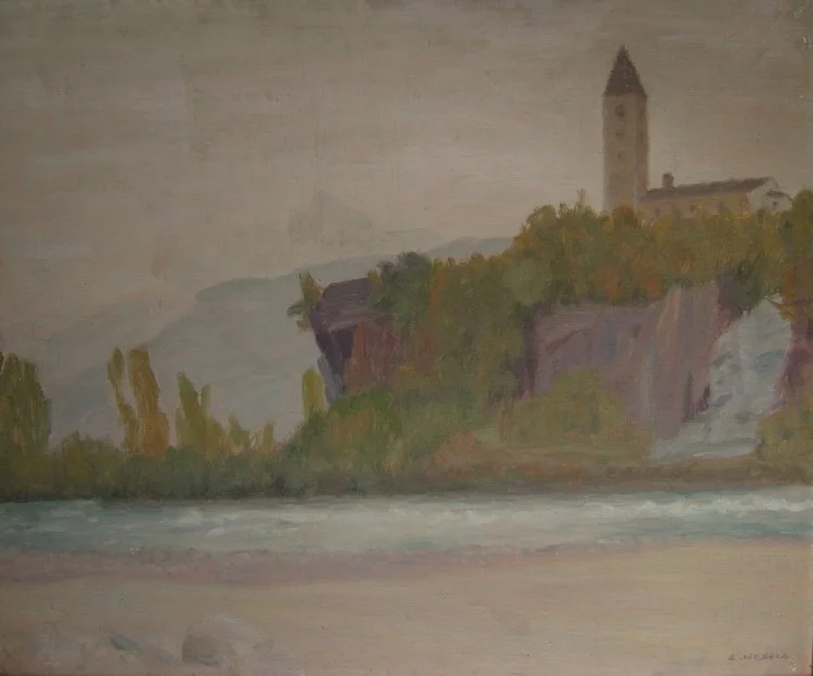 Chiesa di Villeneuve - 50x60