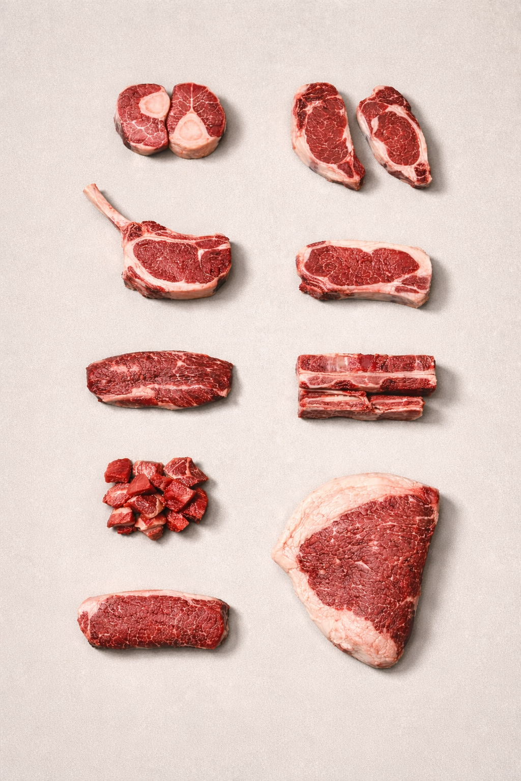 Grass-fed Mugavin Beef cattle grazing on coastal pasture in Killarney, Victoria