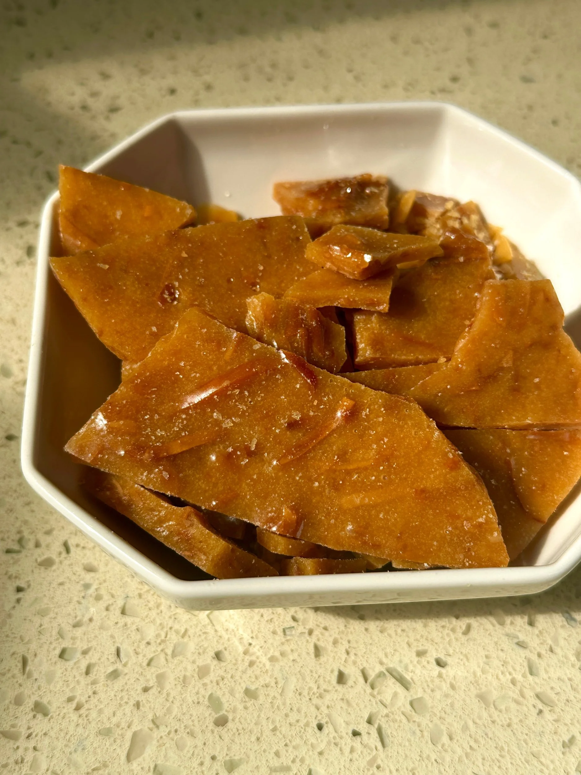 Coconut Ginger Brittle