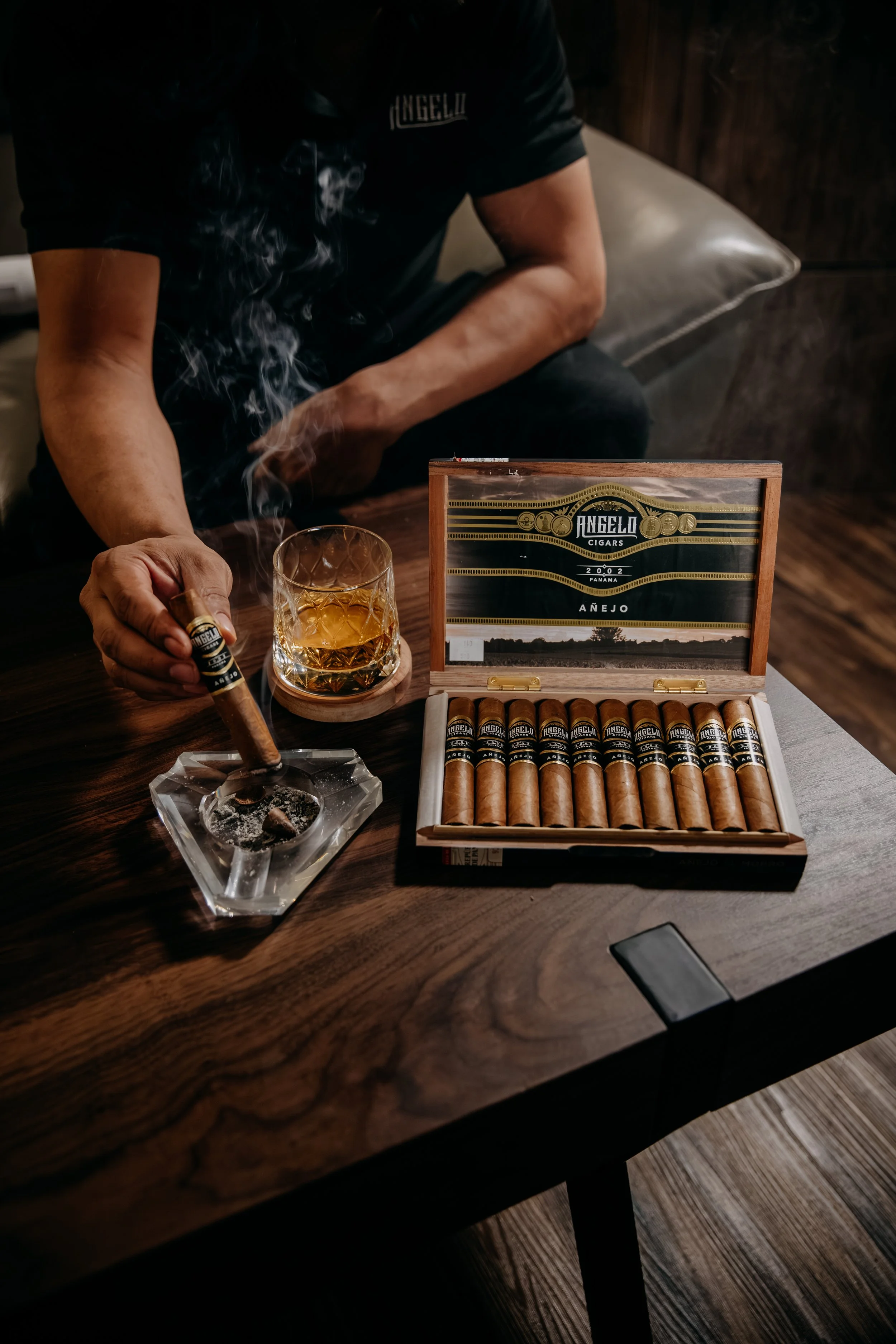 Angelo Cigar — Lifestyle product imagery