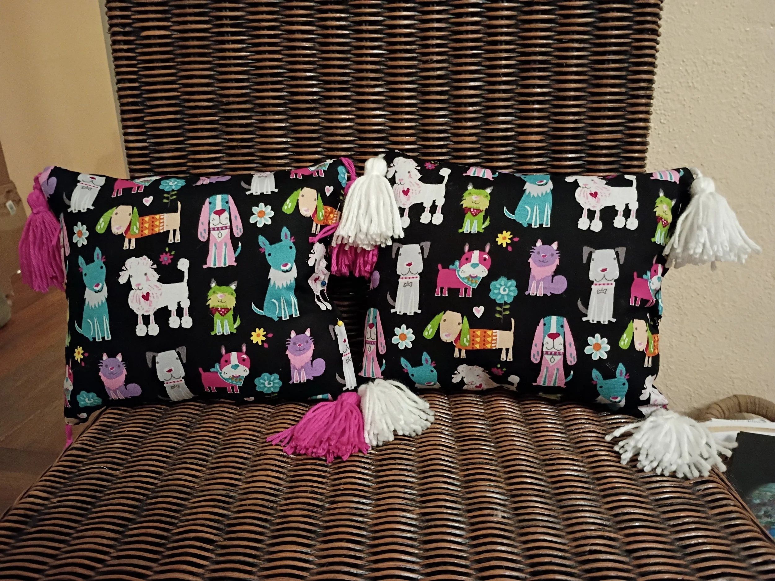 Cute Critters Decorative Toss Pillow-Set of 2