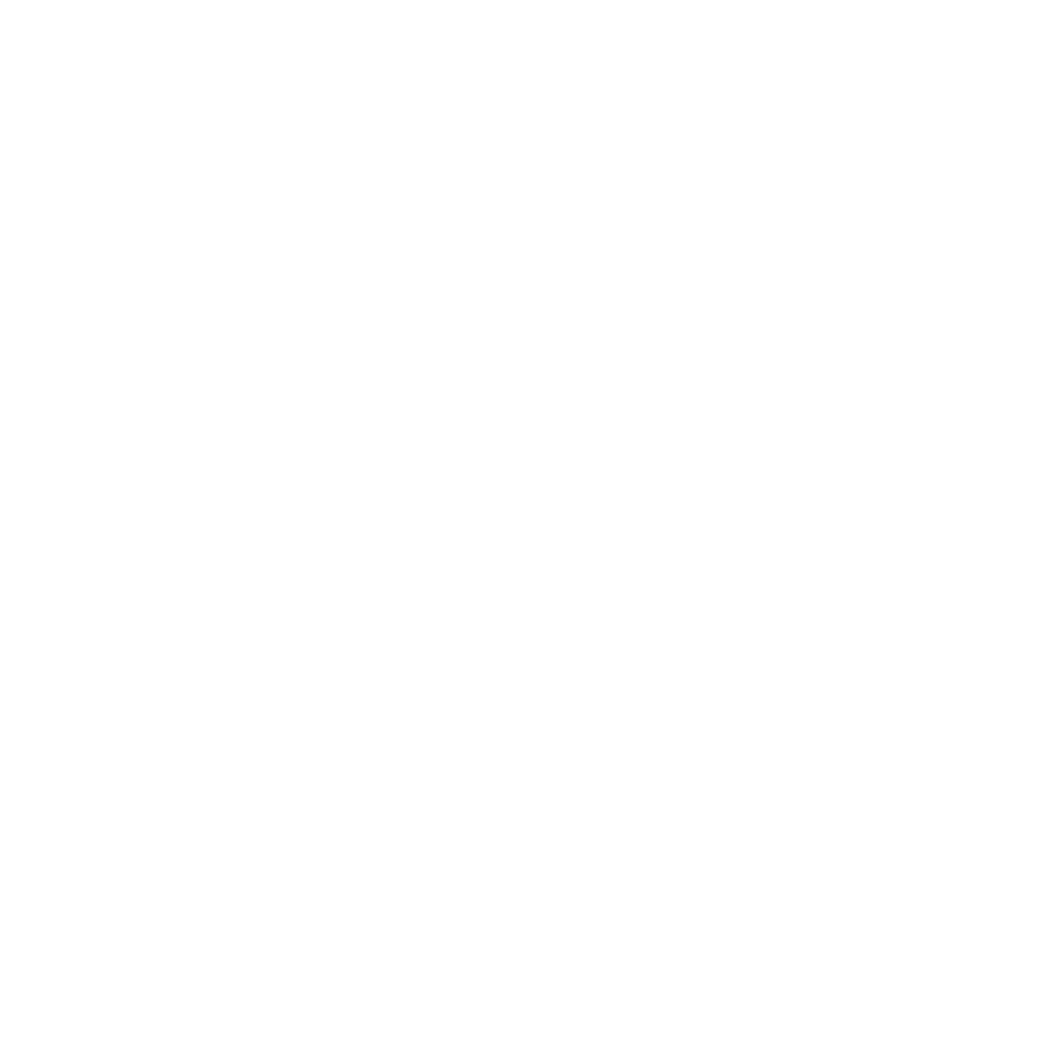 A white geometric compass rose design on a black background.