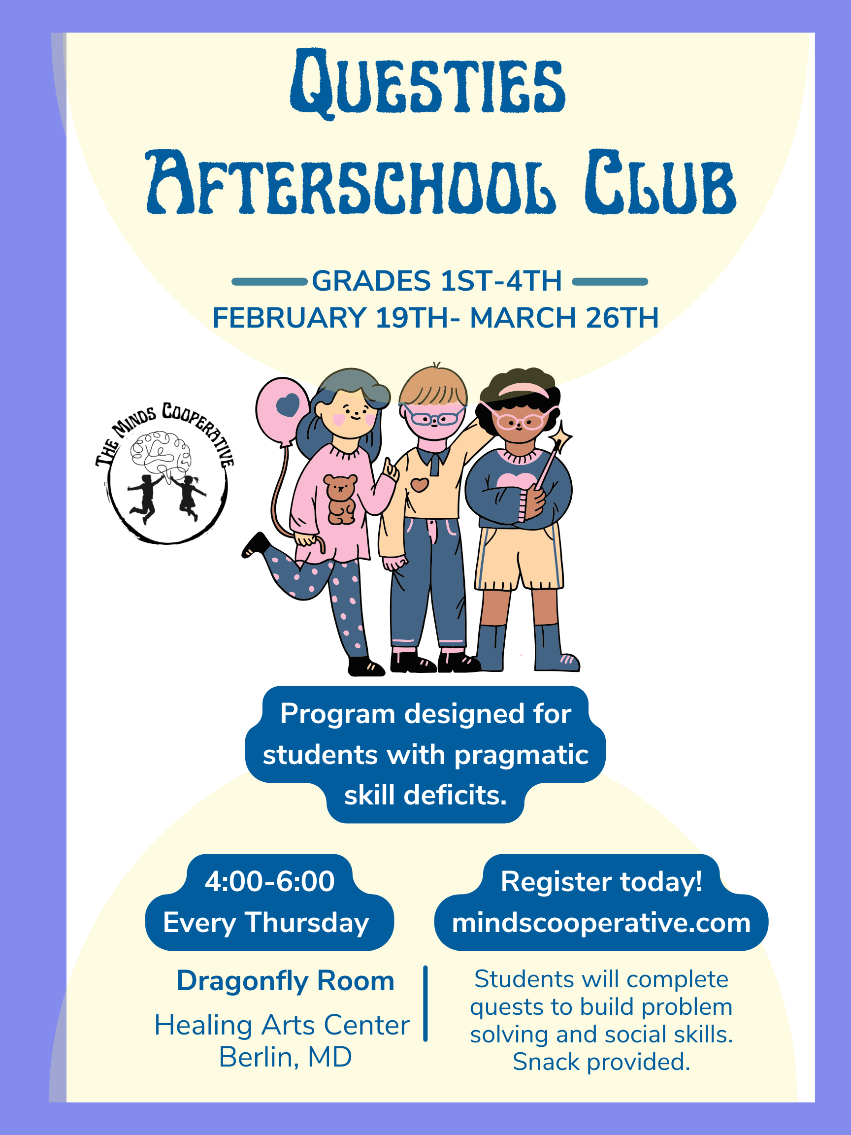 Questies Afterschool Social Skills Program