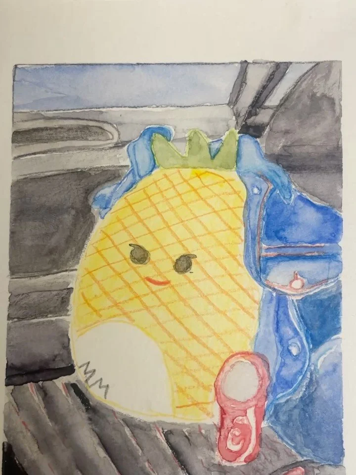 Passenger

#showyourwork #creativity #pi&ntilde;a #watercolor #goofy