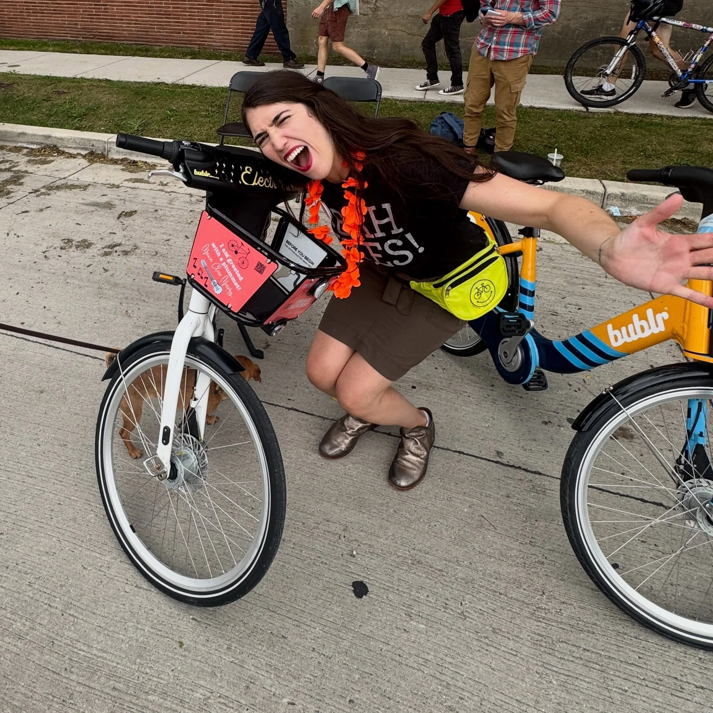 ANNOUNCEMENT! @bublrbikes made a Yeah Bikes! bike! First person to post a selfie with a Yeah Bikes! Bike will get a free Yeah Bikes! T-shirt. Don&rsquo;t forget to tag me!

The Bublr Bash was a success! Beautiful weather, community, excellent live en