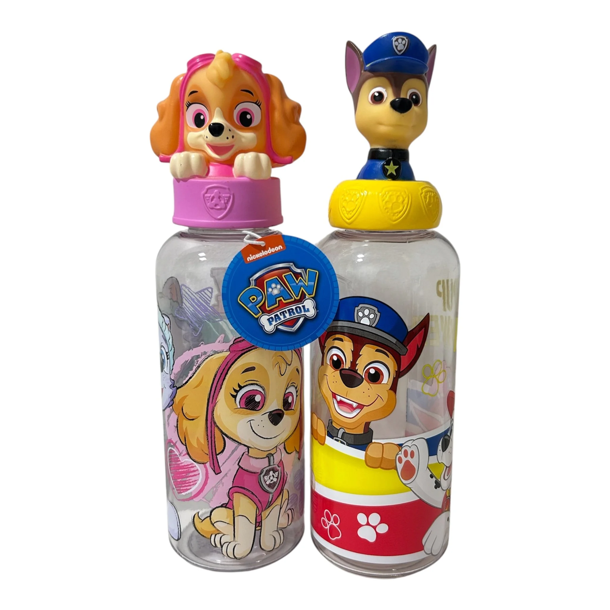 3D Paw Patrol Character Water Bottles