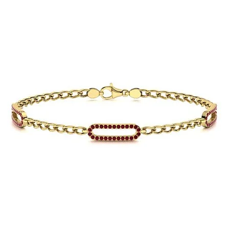 Ruby Chain Bracelet