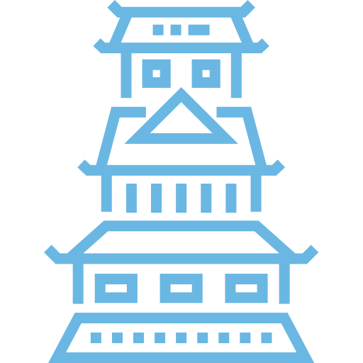 Japanese castle icon