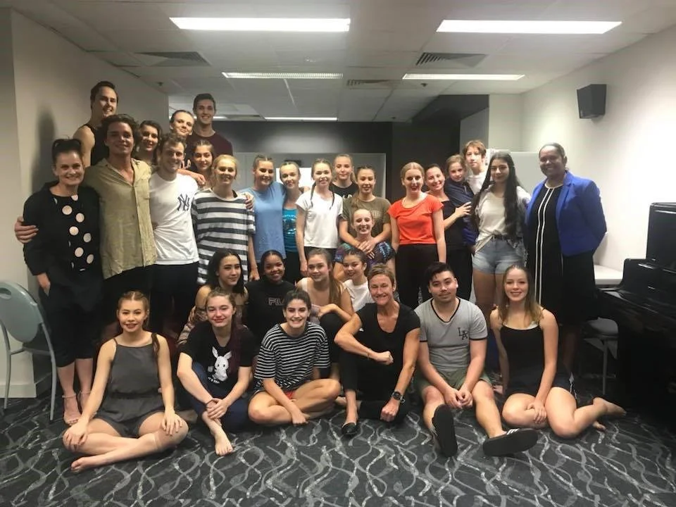 SECRETS 2018 cast photo with Education Minister Selina Uibo.jpg