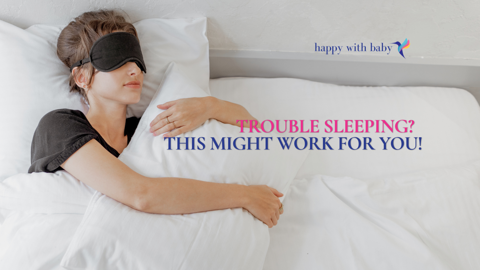 Trouble Sleeping?  This might work for you!