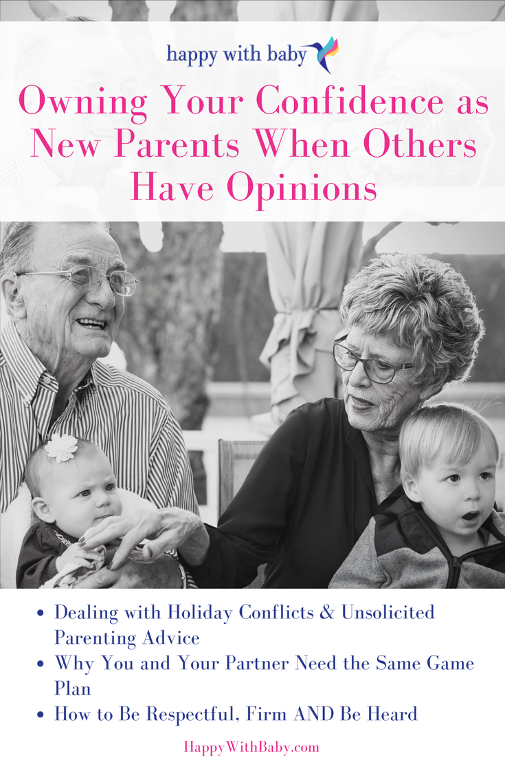 Owning Your Confidence as New Parents When Others Have Opinions
