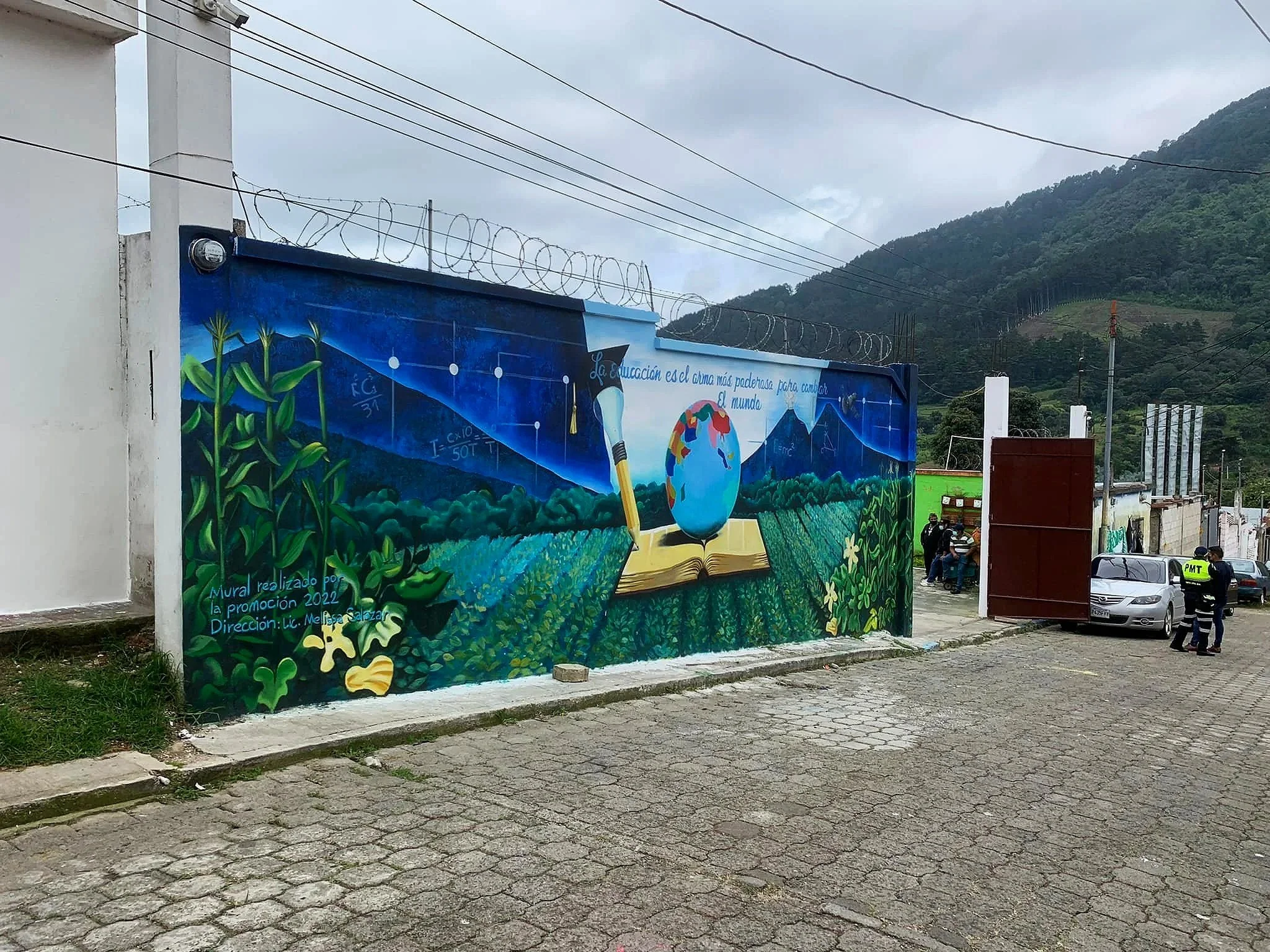 Mural Instituto Sta. Lucia Milpas Altas 2020