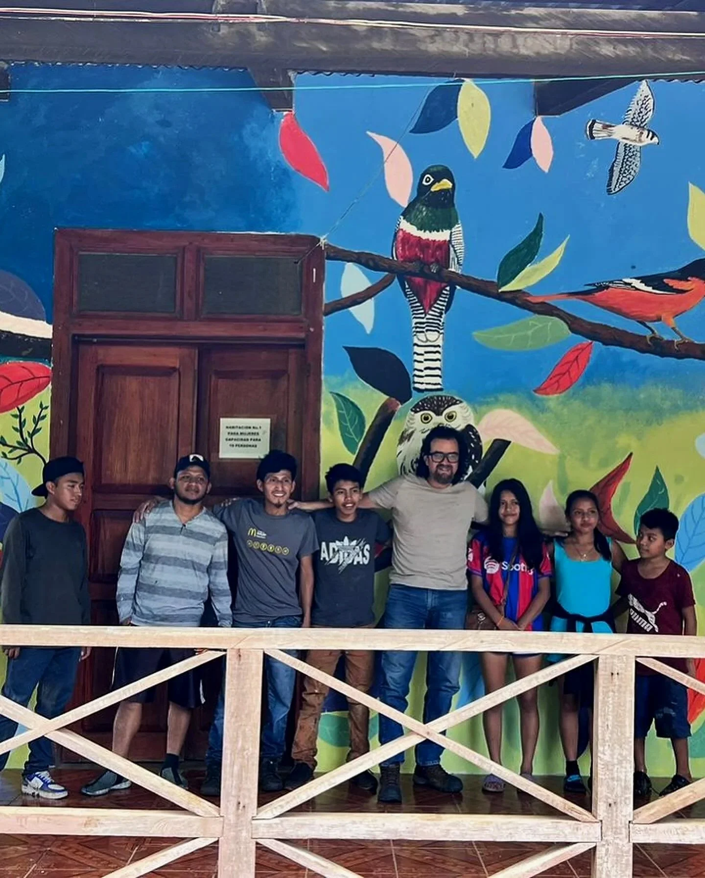 Asesoría, Diseño y Colaboración Mural Aldea La Bendición Escuintla 2025