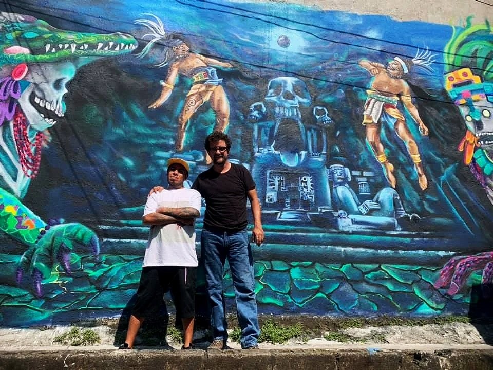 Mural Ganador Samayac, Junto a mi Amigo Finito Art 2018