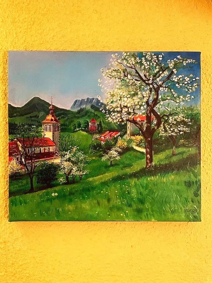 Paisaje Suizo para cliente en Antigua Guatemala año 2021