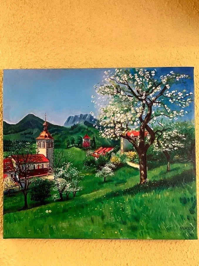 Paisaje Suizo para cliente en Antigua Guatemala año 2021