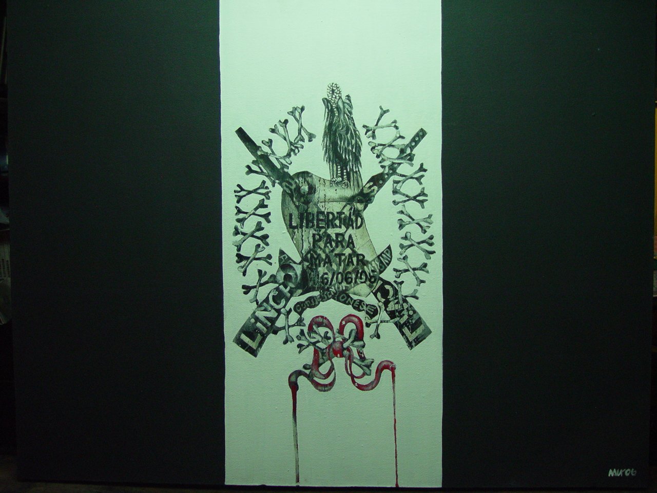 Titulo: Bandera Muerta
Técnica: Acrilico sobre lienzo
Año: 2005
Coleccion: Politik
Vendida