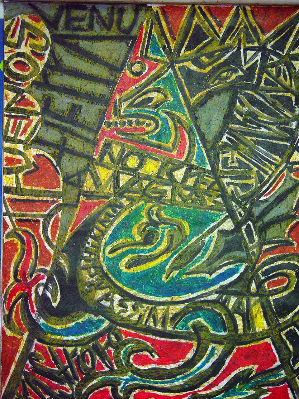 Titulo: Dragon Dormido
Técnica: Crayón sobre papel
Año: 2006
Coleccion: Vulkanismos 
Vendida
