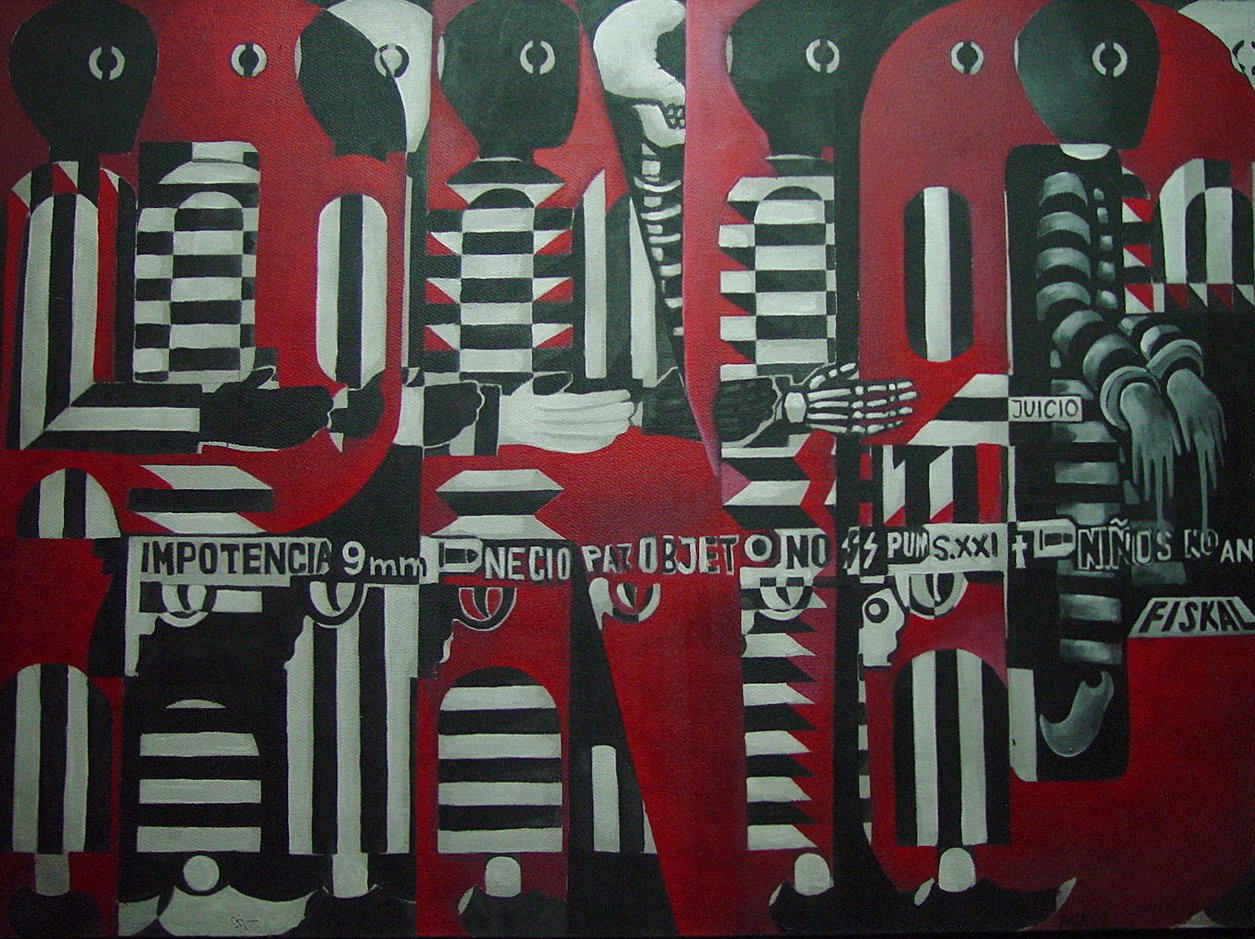 Titulo: PNC
Técnica: Acrilico sobre lienzo
Año: 2005
Coleccion: Politik
Vendida