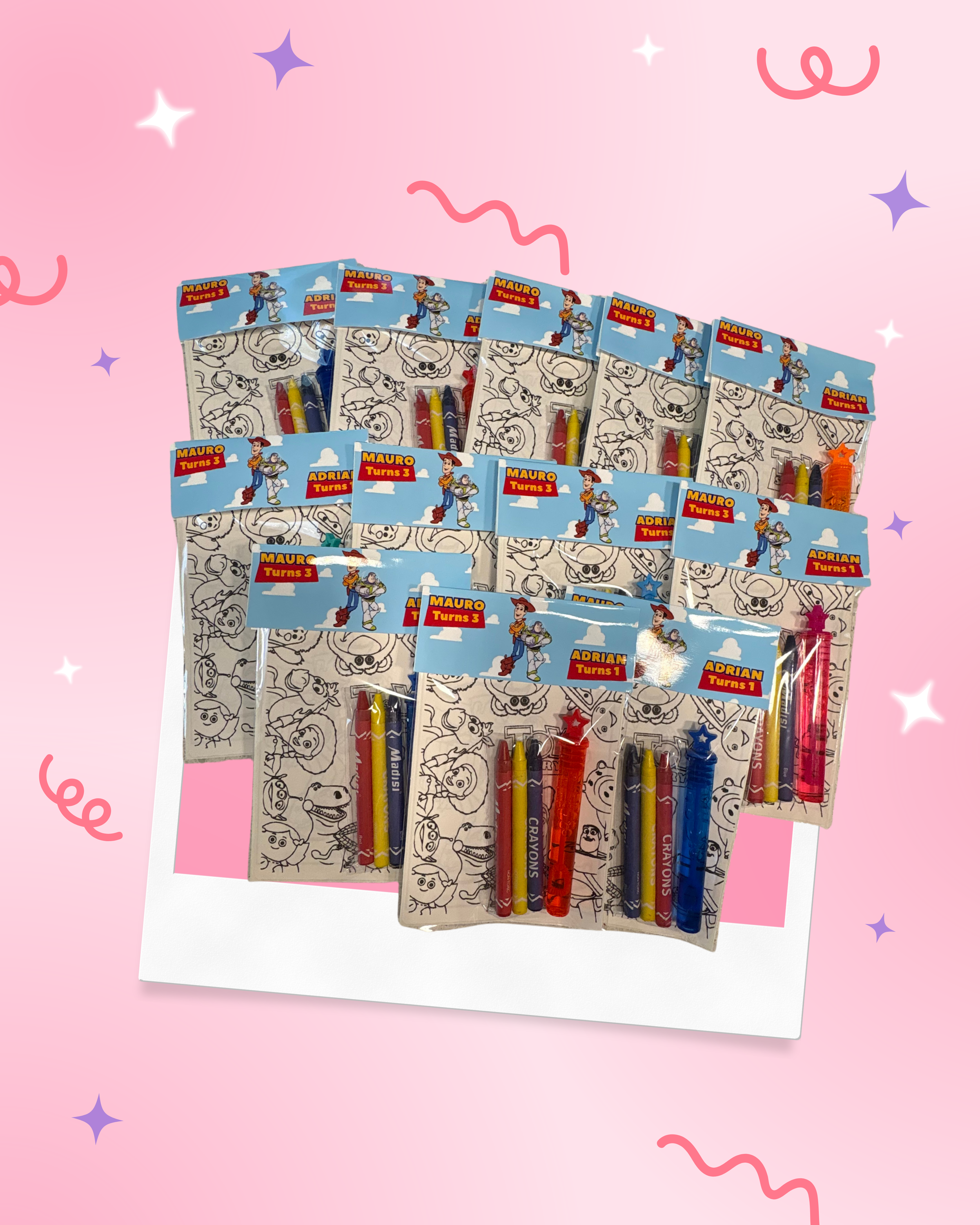 Coloring Kits with Bubbles