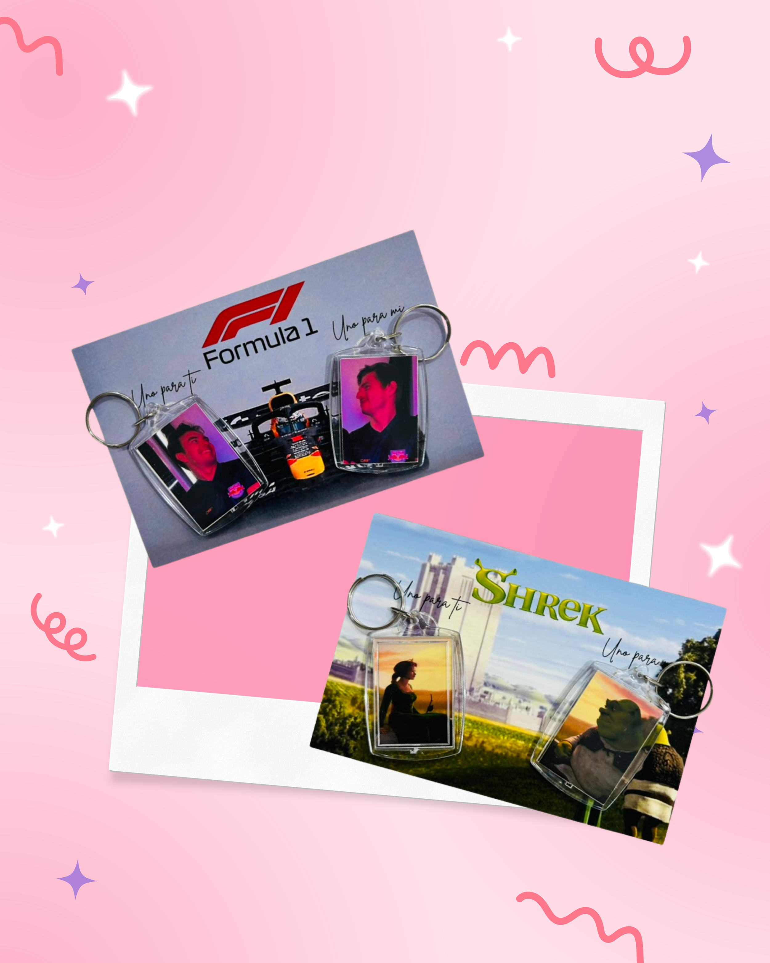 Twin Moments Matching Keychains