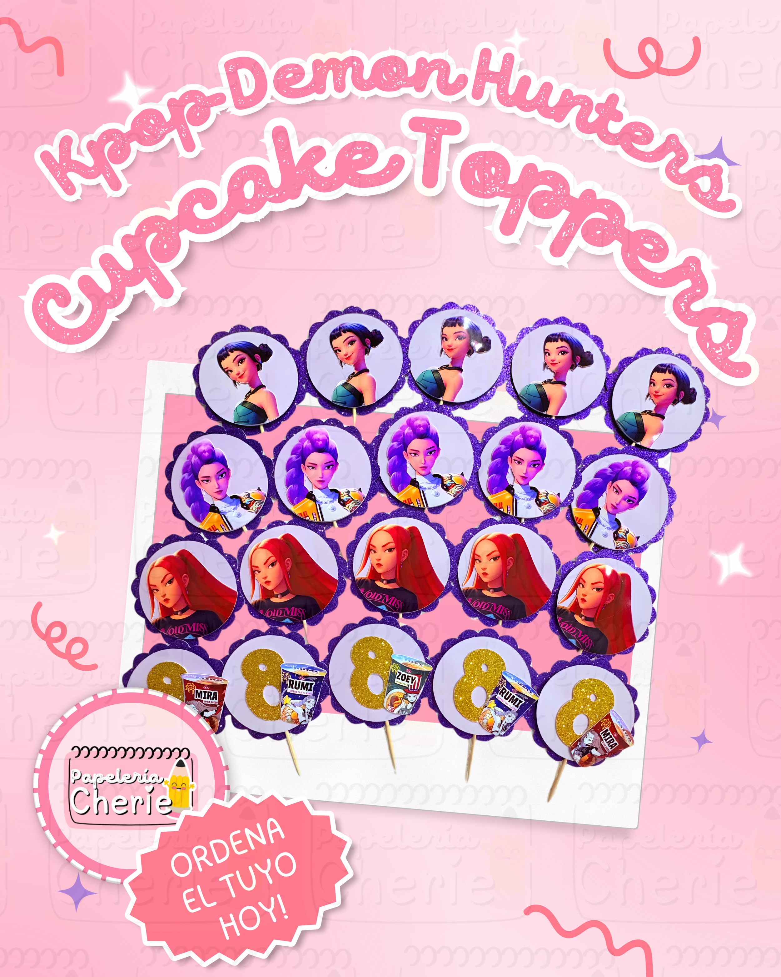 Custom Cupcake Toppers