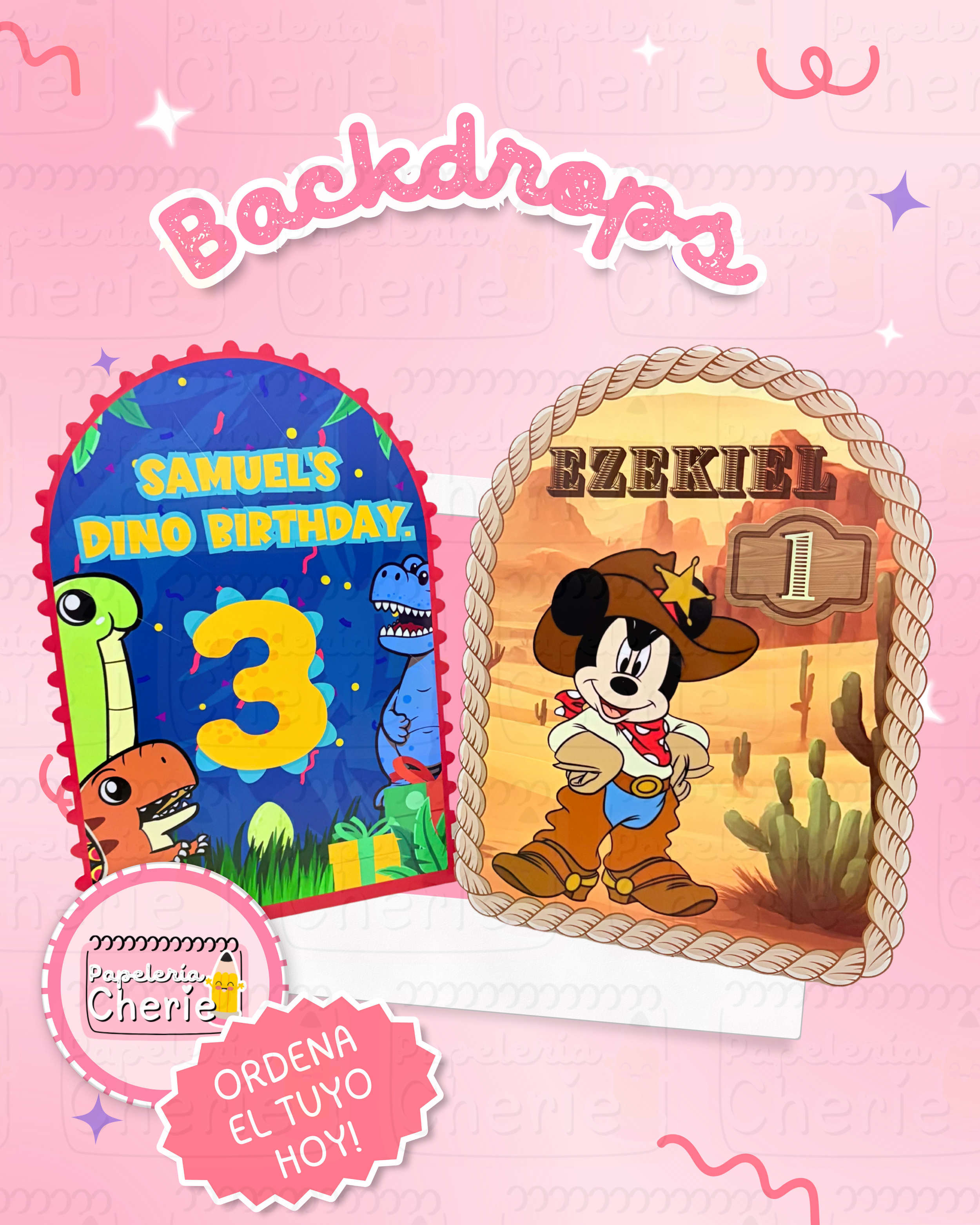 Personalized Backdrops