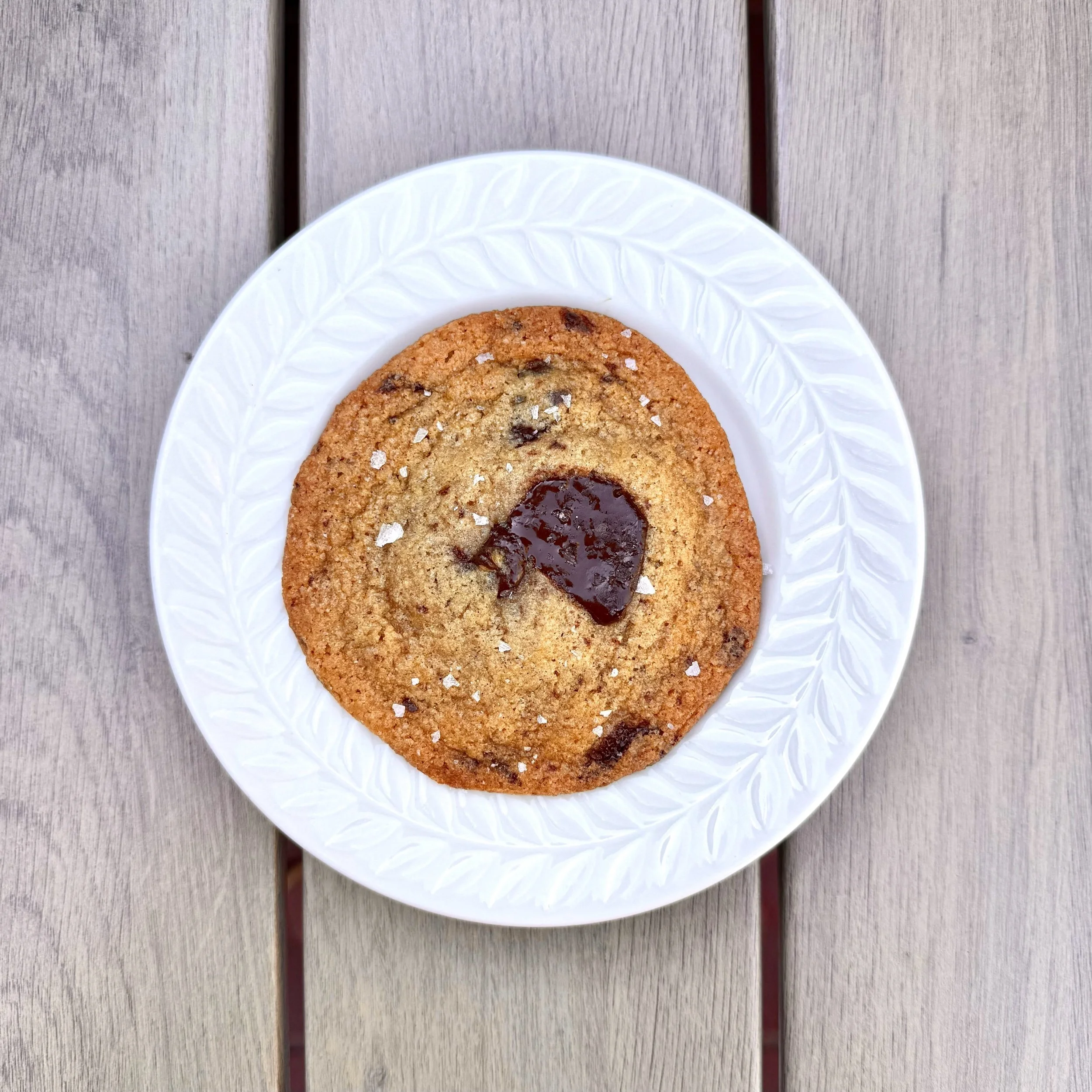 vegan chocolate chip mochi cookie