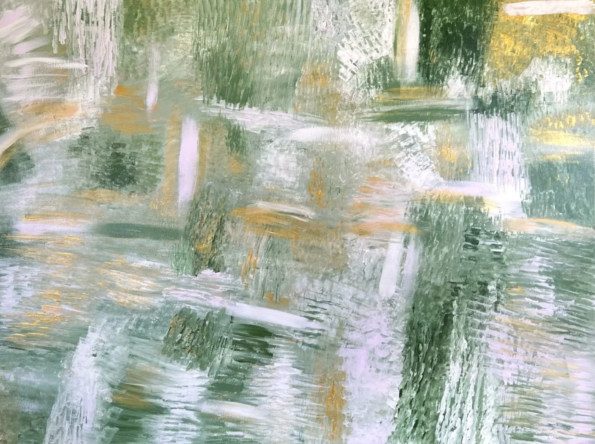 "Between the Trees"
Acrylic on Canvas 
91.4 x 121.9 cm 