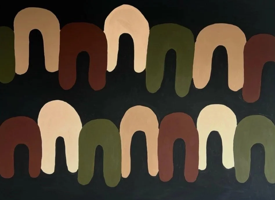 "Human Connection" 
Acrylic on Canvas 
91.4 x 121.9cm 