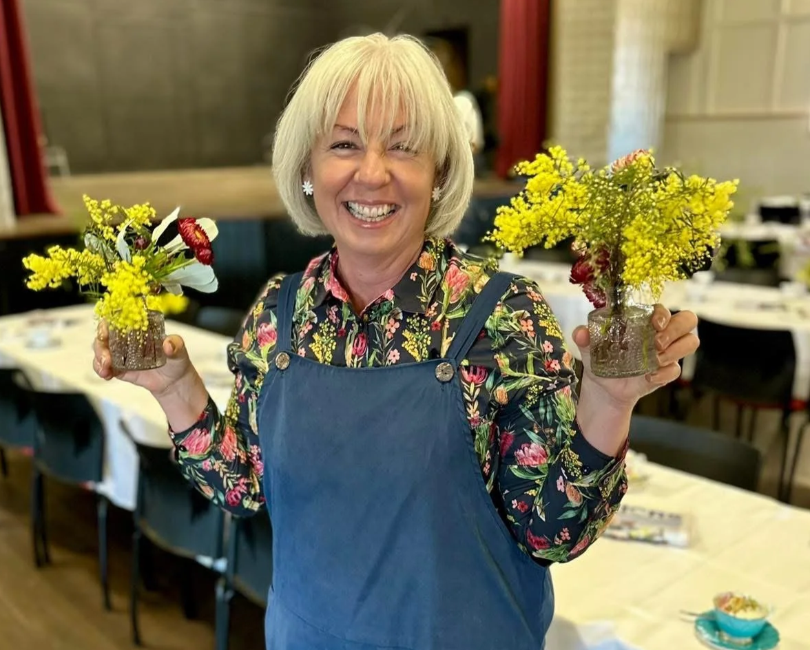 Flower posies for Sconetime in Cooroy