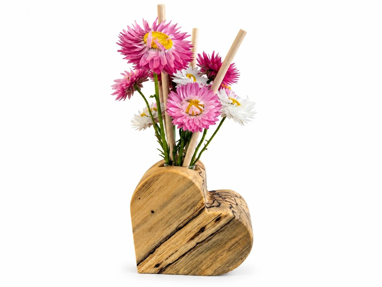 Silver Ash Heart #1 - vase, diffuser, art