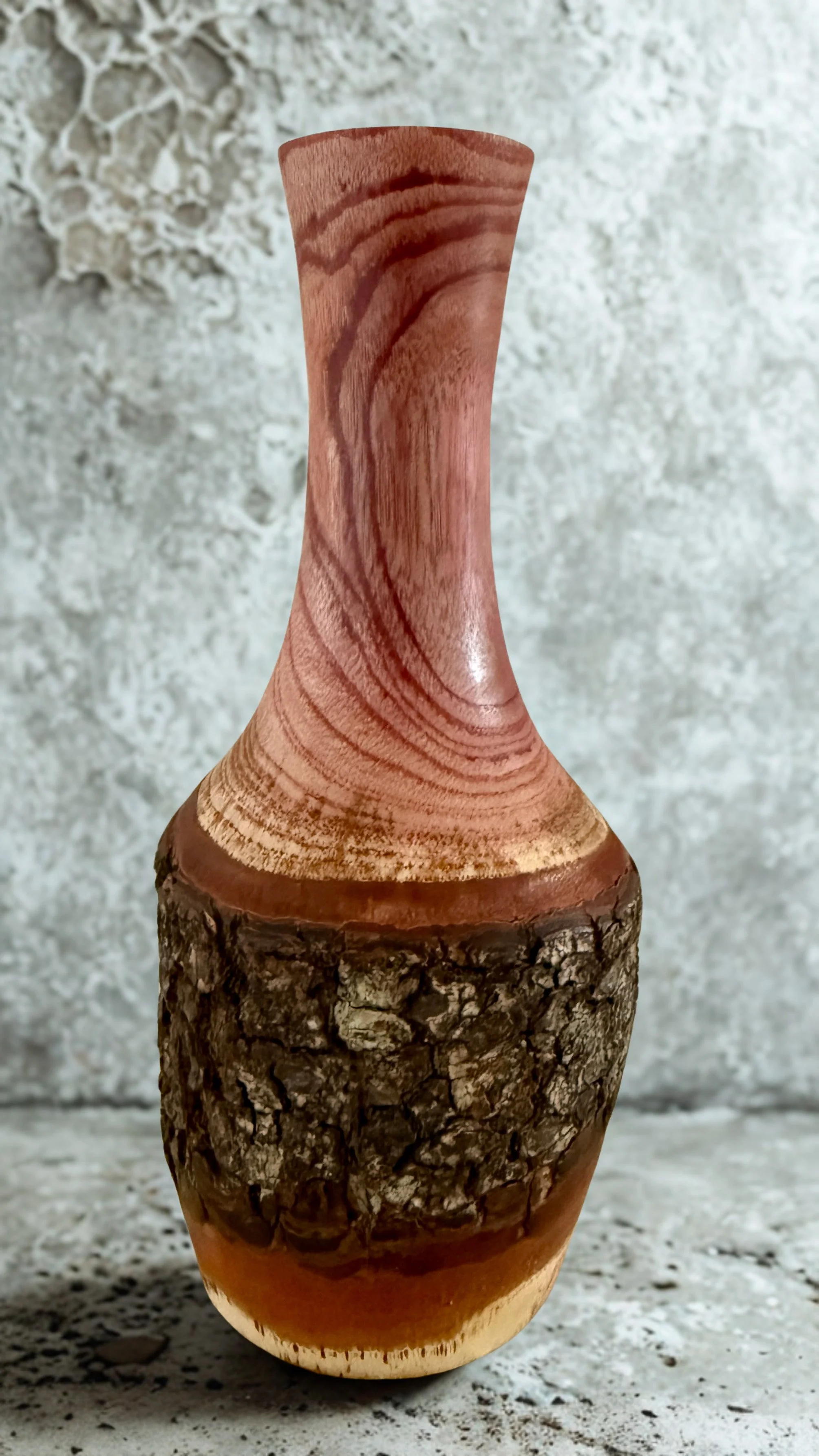 Red cedar live edge vase.jpg