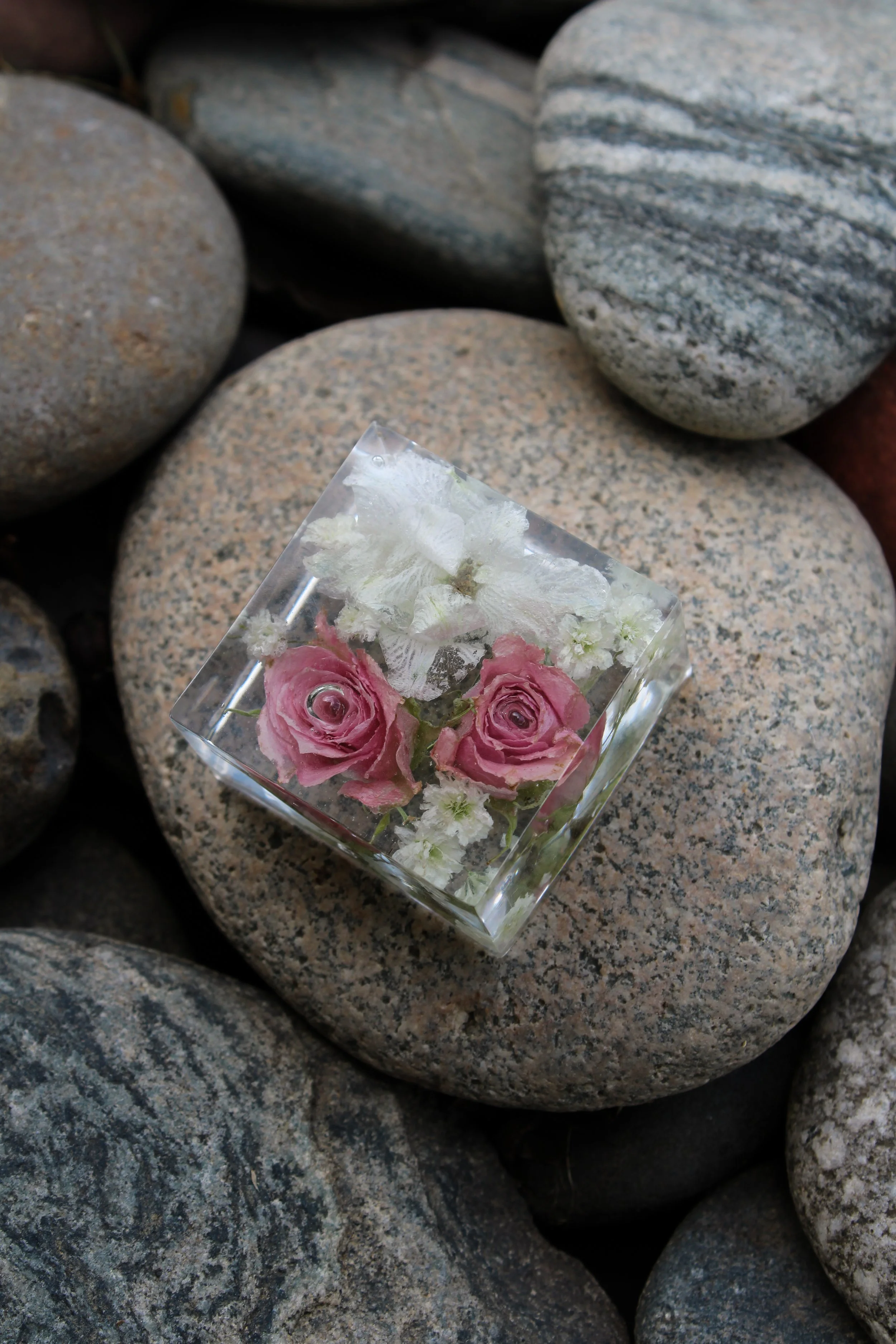 Premade Rose Cube