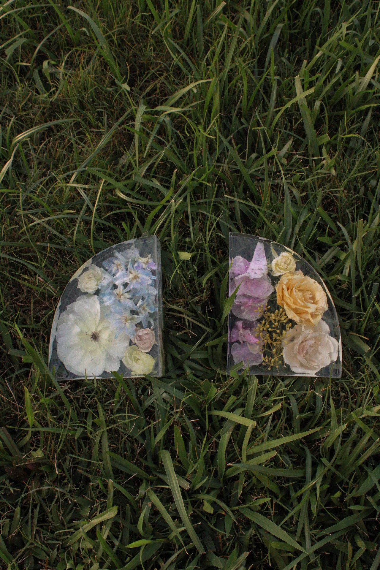 Floral Bookends