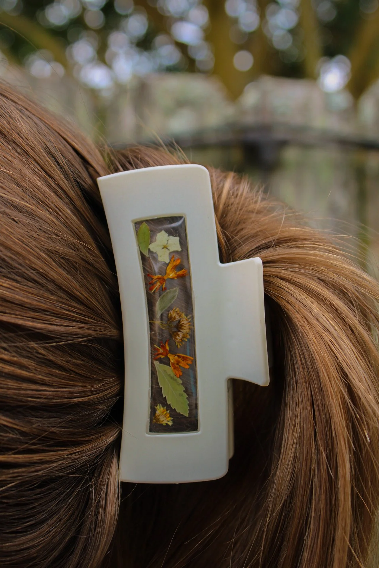 Floral Claw Clip