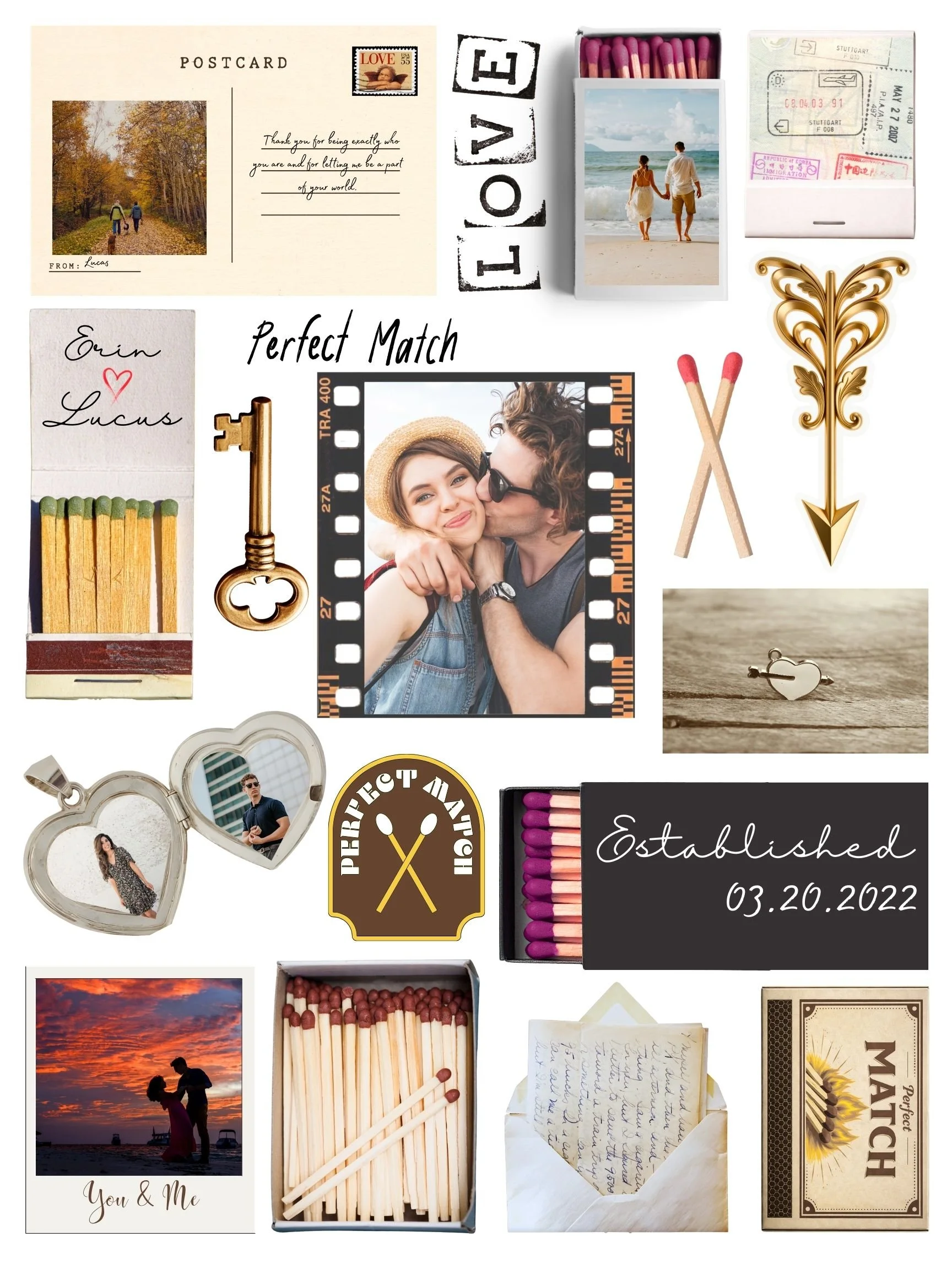 Customizable Matchbox Template