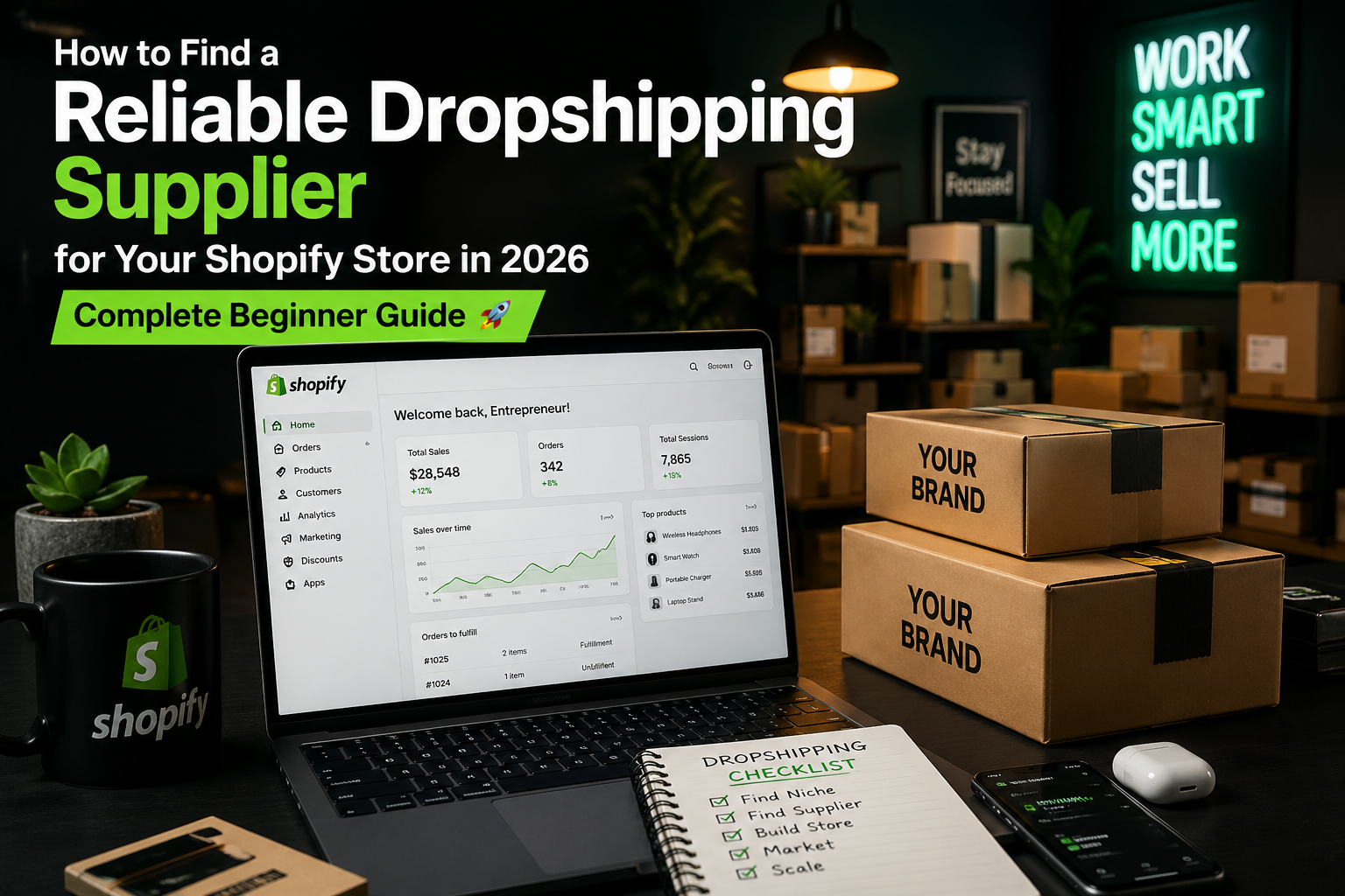 How to Find a Reliable Dropshipping Supplier for Your Shopify Store in 2026 — Complete Beginner Guide