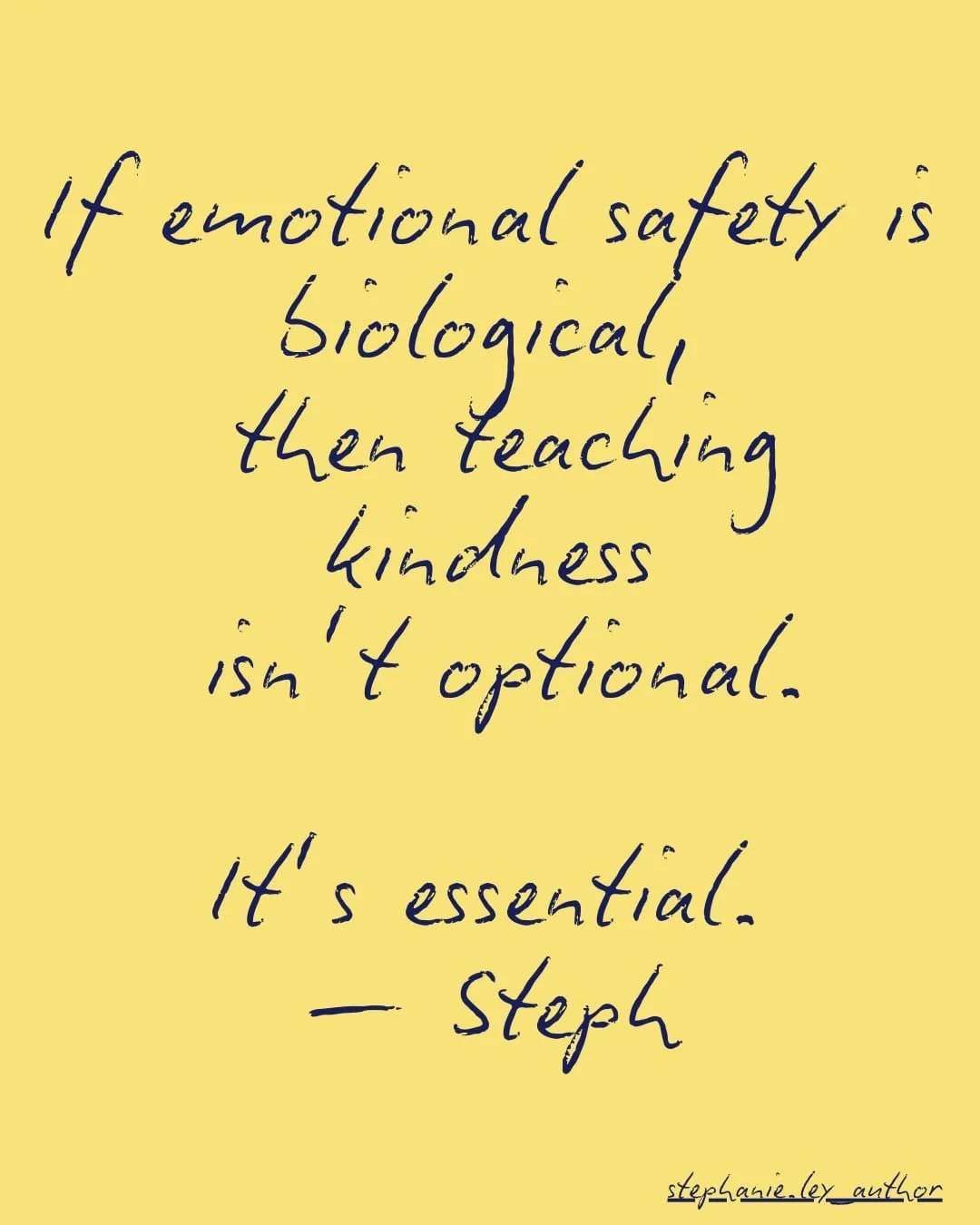 Emotional safety is a basic human need. Kindness and emotional literacy is how we meet it.
#WebsOfWords #WordsMatter #EmotionalSafety #KindnessMatters #healingthroughwords
