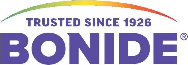 A rainbow arching over text that says 'Happy Pride Month' on a colorful background.