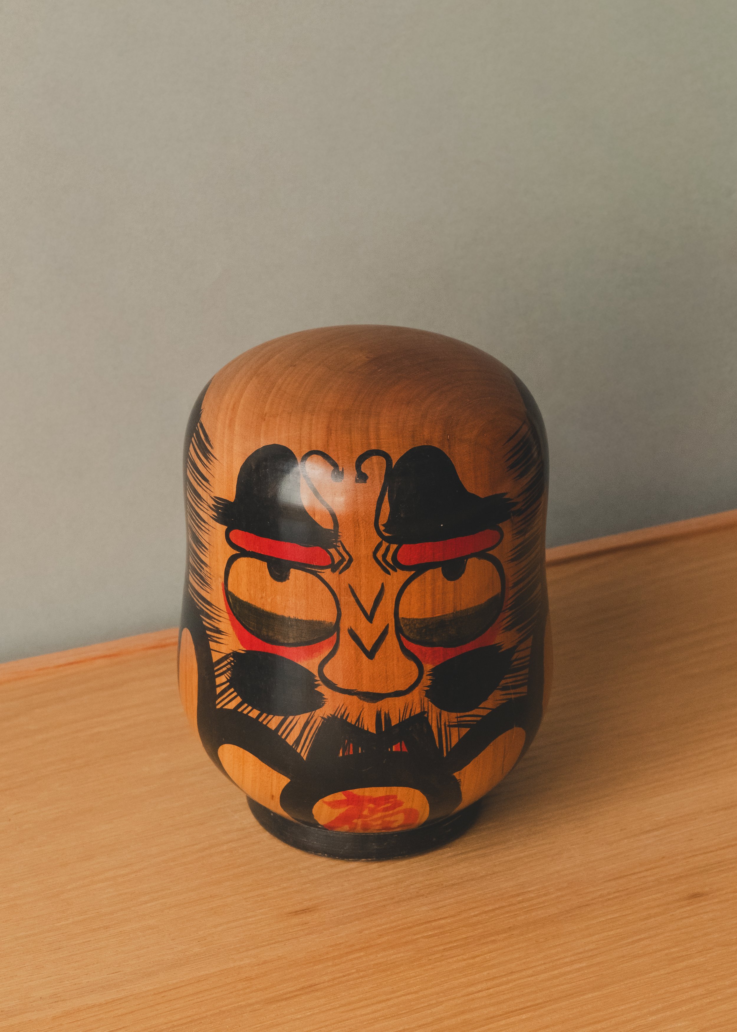WOODEN DARUMA 1958