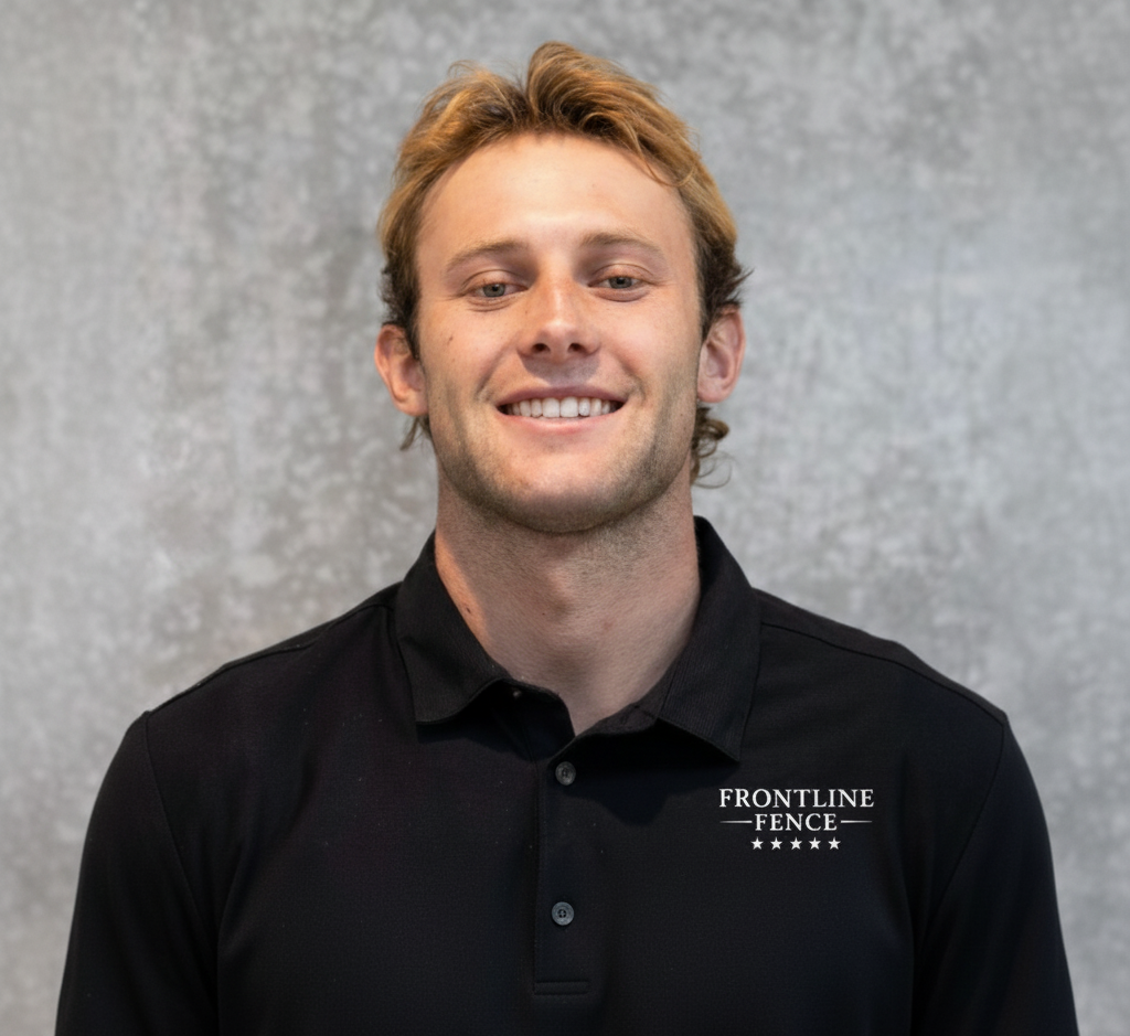 Gavin Murray, founder of Frontline Fence — a licensed and insured fence installation company serving Salt Lake and Utah County