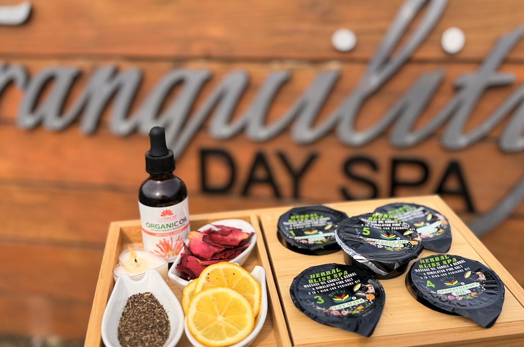 Herbal infused Himalayan products for mani pedi